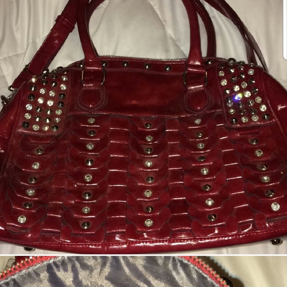 Red lamb purse